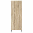 vidaXL Széf Sonoma Tölgy 34,5 x 33 x 92 cm Szerelt Fa