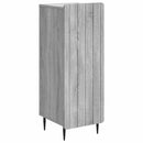 vidaXL Széf Szürke Sonoma 34,5 x 33 x 92 cm Szerelt Fa