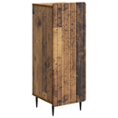 vidaXL Széf Antik Fa 34,5 x 33 x 92 cm Szerelt Fa