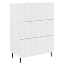 vidaXL Fiókos szekrény Fehér 66 x 34,5 x 92 cm Szerelt Fa