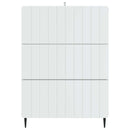 vidaXL Fiókos szekrény Fehér 66 x 34,5 x 92 cm Szerelt Fa