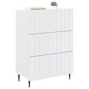 vidaXL Fiókos szekrény Fehér 66 x 34,5 x 92 cm Szerelt Fa