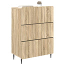 vidaXL Fiókos szekrény Sonoma Tölgy 66 x 34,5 x 92 cm Szerelt Fa
