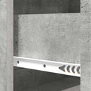 vidaXL Fiókos szekrény Betonszürke 66 x 34,5 x 92 cm Szerelt Fa