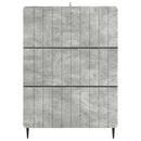 vidaXL Fiókos szekrény Betonszürke 66 x 34,5 x 92 cm Szerelt Fa