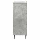 vidaXL Fiókos szekrény Betonszürke 66 x 34,5 x 92 cm Szerelt Fa