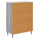 vidaXL Fiókos szekrény Szürke Sonoma 66 x 34,5 x 92 cm Szerelt Fa