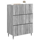 vidaXL Fiókos szekrény Szürke Sonoma 66 x 34,5 x 92 cm Szerelt Fa