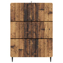 vidaXL Fiókos szekrény Antik Fa 66 x 34,5 x 92 cm Szerelt Fa