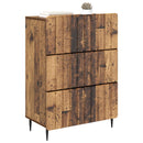 vidaXL Fiókos szekrény Antik Fa 66 x 34,5 x 92 cm Szerelt Fa
