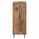vidaXL Fiókos szekrény Antik Fa 66 x 34,5 x 92 cm Szerelt Fa