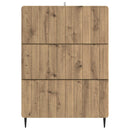 vidaXL Fiókos szekrény Kézműves Tölgy 66 x 34,5 x 92 cm Szerelt Fa