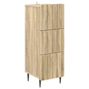 vidaXL Fiókos szekrény Sonoma Tölgy 33 x 34,5 x 92 cm Szerelt Fa