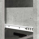 vidaXL Fiókos szekrény Betonszürke 33 x 34,5 x 92 cm Szerelt Fa