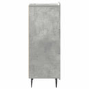 vidaXL Fiókos szekrény Betonszürke 33 x 34,5 x 92 cm Szerelt Fa