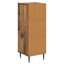 vidaXL Fiókos szekrény Antik Fa 33 x 34,5 x 92 cm Szerelt Fa