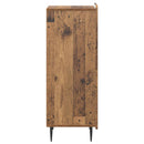 vidaXL Fiókos szekrény 33 x 34,5 x 92 cm Szerelt Fa Antik Fa