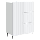 vidaXL Széf Fehér 66 x 34,5 x 91,5 cm Szerelt Fa