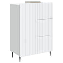vidaXL Széf Fehér 66 x 34,5 x 91,5 cm Szerelt Fa