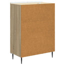 vidaXL Széf fiókkal Sonoma Tölgy 66 x 34,5 x 91,5 cm Szerelt Fa
