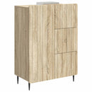 vidaXL Széf fiókkal Sonoma Tölgy 66 x 34,5 x 91,5 cm Szerelt Fa