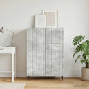vidaXL Széf fiókkal Betonszürke 66 x 34,5 x 91,5 cm Szerelt Fa