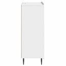 vidaXL Széf fiókkal Magasfényű Fehér 66 x 34,5 x 91,5 cm Szerelt Fa