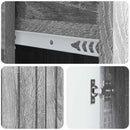 vidaXL Széf fiókkal Szürke Sonoma 66 x 34,5 x 91,5 cm Szerelt Fa