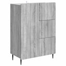 vidaXL Széf fiókkal Szürke Sonoma 66 x 34,5 x 91,5 cm Szerelt Fa