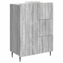 vidaXL Széf fiókkal Szürke Sonoma 66 x 34,5 x 91,5 cm Szerelt Fa
