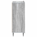 vidaXL Széf fiókkal Szürke Sonoma 66 x 34,5 x 91,5 cm Szerelt Fa