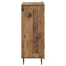 vidaXL Széf fiókkal Antik Fa 66 x 34,5 x 91,5 cm Szerelt Fa