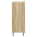 vidaXL Széf fiókkal Sonoma Tölgy 66 x 34,5 x 92 cm Szerelt Fa