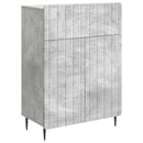 vidaXL Széf fiókkal Betonszürke 66 x 34,5 x 92 cm Szerelt Fa