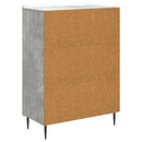 vidaXL Széf fiókkal Betonszürke 66 x 34,5 x 92 cm Szerelt Fa
