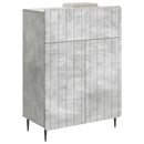 vidaXL Széf fiókkal Betonszürke 66 x 34,5 x 92 cm Szerelt Fa