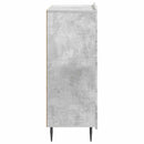 vidaXL Széf fiókkal Betonszürke 66 x 34,5 x 92 cm Szerelt Fa