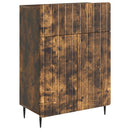 vidaXL Széf fiókkal Füstös Tölgy 66 x 34,5 x 92 cm Szerelt Fa