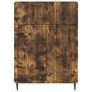 vidaXL Széf fiókkal Füstös Tölgy 66 x 34,5 x 92 cm Szerelt Fa