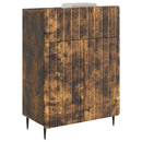 vidaXL Széf fiókkal Füstös Tölgy 66 x 34,5 x 92 cm Szerelt Fa