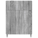 vidaXL Széf fiókkal Szürke Sonoma 66 x 34,5 x 92 cm Szerelt Fa