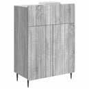 vidaXL Széf fiókkal Szürke Sonoma 66 x 34,5 x 92 cm Szerelt Fa