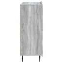vidaXL Széf fiókkal Szürke Sonoma 66 x 34,5 x 92 cm Szerelt Fa