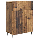 vidaXL Széf fiókkal Antik Fa 66 x 34,5 x 92 cm Szerelt Fa