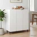 vidaXL Széf Fehér 89 x 34,5 x 82 cm Szerelt Fa