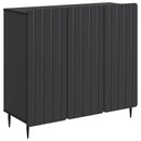 vidaXL Széf Fekete 89 x 34,5 x 82 cm Szerelt Fa