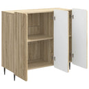 vidaXL Széf Sonoma Tölgy 89 x 34,5 x 82 cm Szerelt Fa