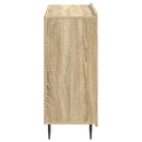 vidaXL Széf Sonoma Tölgy 89 x 34,5 x 82 cm Szerelt Fa