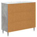 vidaXL Széf Betonszürke 89 x 34,5 x 82 cm Szerelt Fa