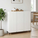 vidaXL Széf Magasfényű Fehér 89 x 34,5 x 82 cm Szerelt Fa